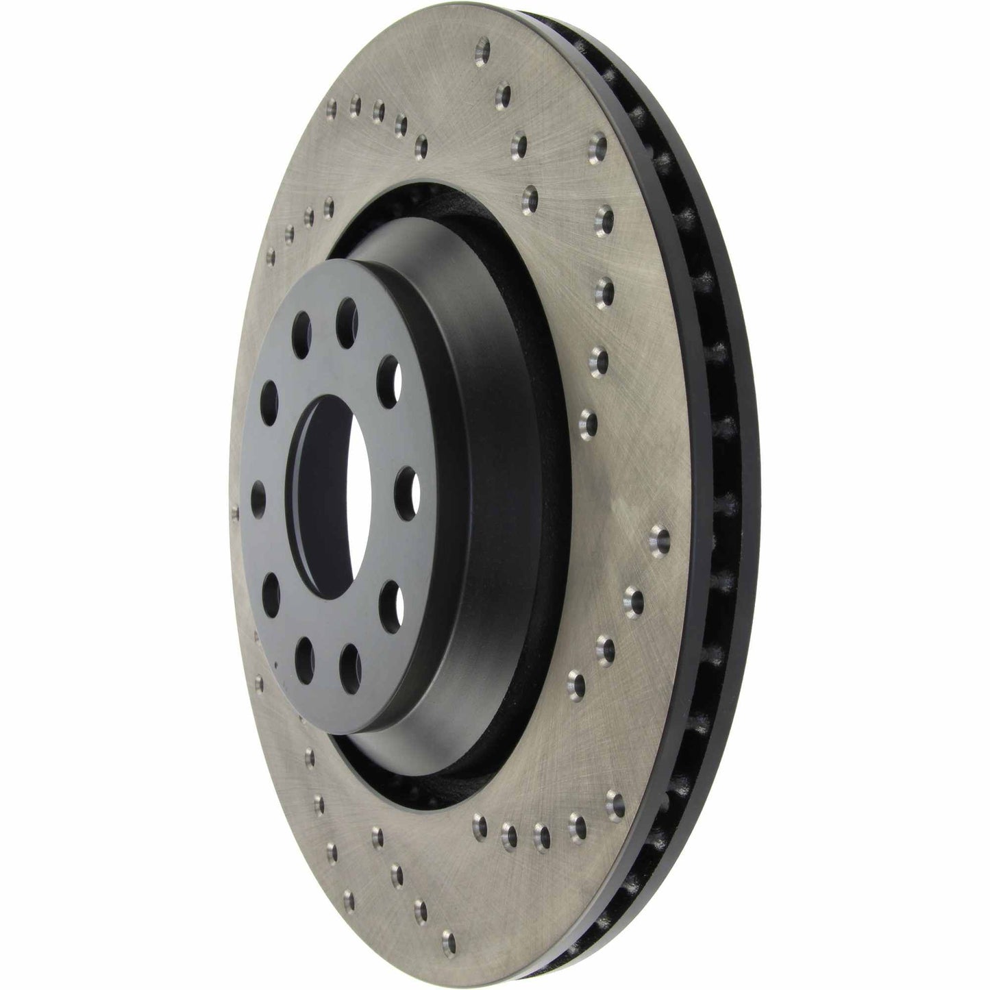 StopTech Sport Cryo Cross Drilled Brake Rotor; Front Left