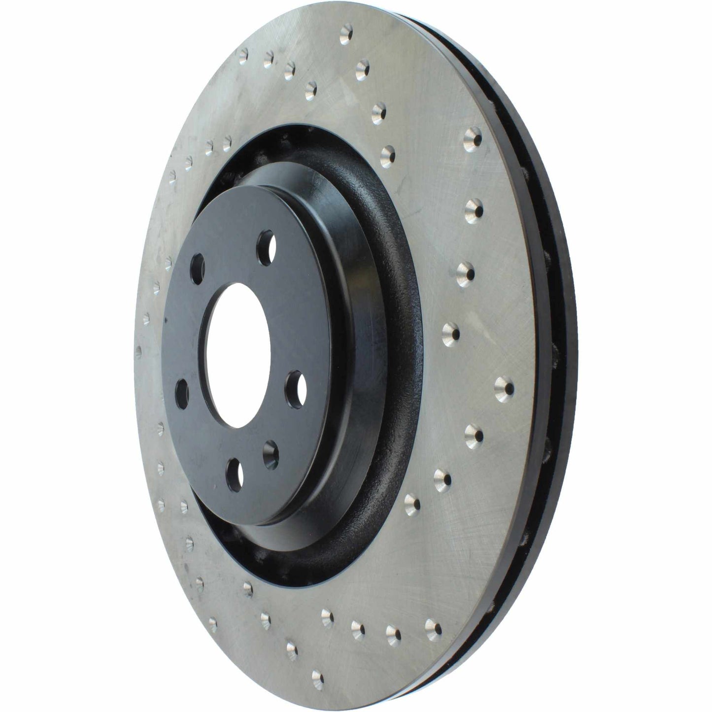 StopTech 07-10 Audi S6 Drilled Left Rear Rotor 128.33117L