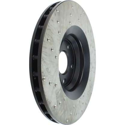 StopTech Sport Cryo Cross Drilled Brake Rotor; Rear Left