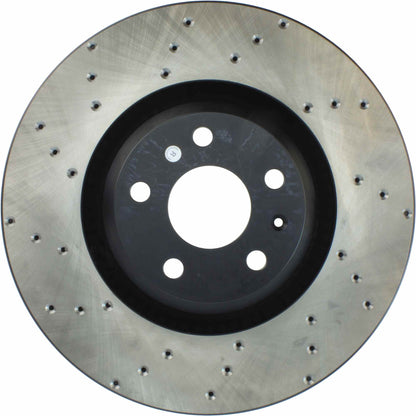 StopTech Sport Cryo Cross Drilled Brake Rotor; Front Left