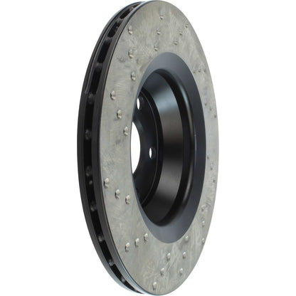 StopTech 08-15 Audi TT Quattro Rear Left Drilled Sport Cryo Brake Rotor 128.33121CL