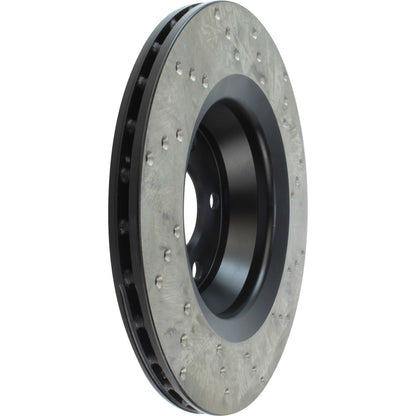 StopTech 08-15 Audi TT Quattro Rear Right Drilled Sport Cryo Brake Rotor 128.33121CR