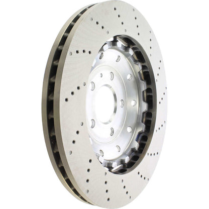 Centric Parts Disc Brake Rotor Premium OE Style Drilled with Electrocoating finish for 2008-2016 Audi R8 RS5 128.33122