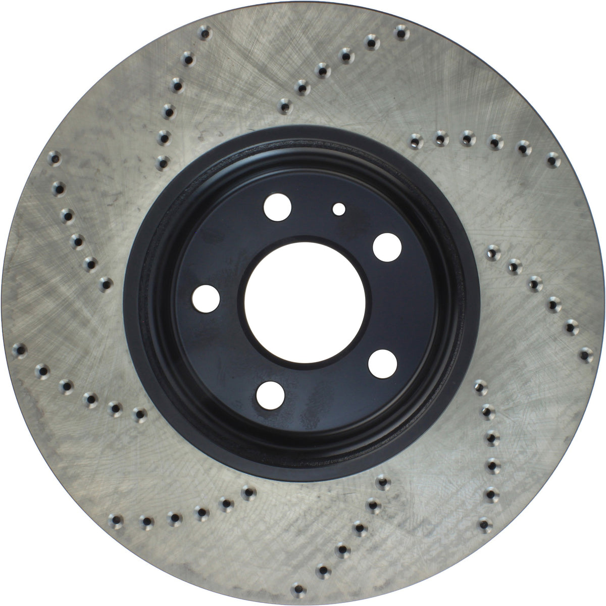 StopTech Sport Cryo Cross Drilled Brake Rotor; Rear Right