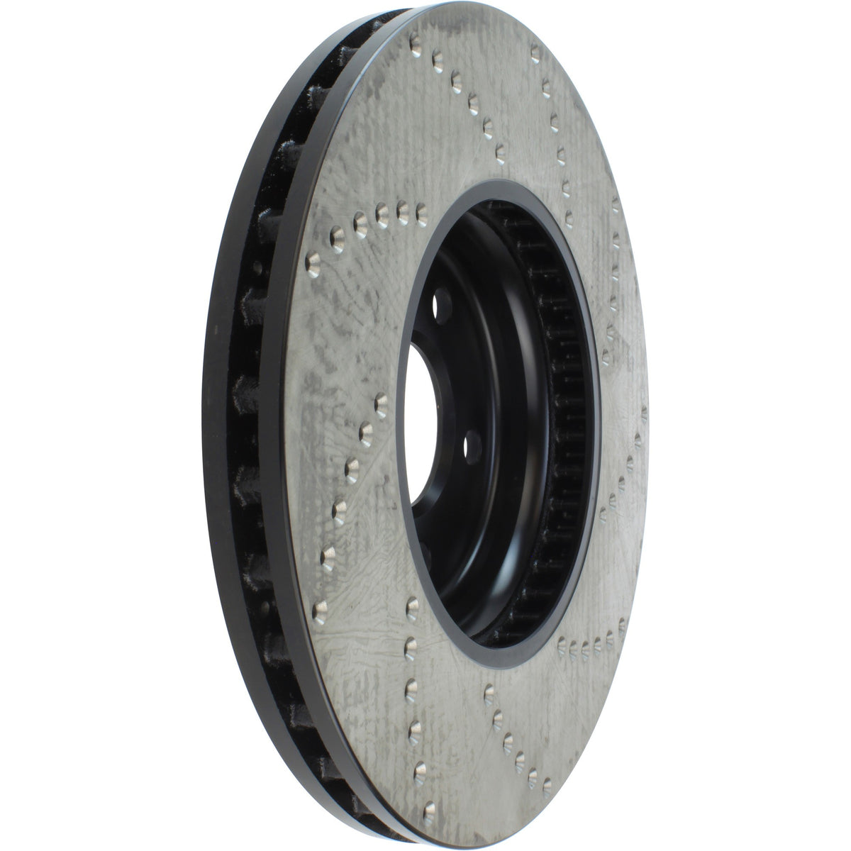 StopTech Sport Cryo Cross Drilled Brake Rotor; Front Left