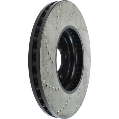 StopTech Power Slot 09-10 Audi A4/A4 Quattro / 08-10 A5 / 10 S4 Front Left Drilled Rotor 128.33123L