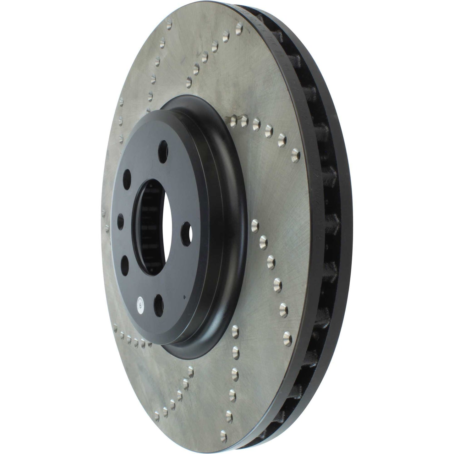 StopTech Power Slot 09-10 Audi A4/A4 Quattro / 08-10 A5 / 10 S4 Front Right Drilled Rotor 128.33123R