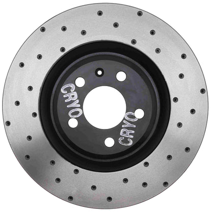 StopTech  Sport Cryo Cross Drilled Brake Rotor; Rear Right