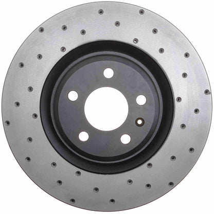StopTech Sport Cryo Cross Drilled Brake Rotor; Front Left