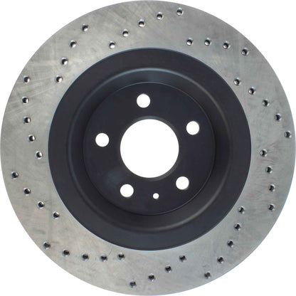 StopTech Sport Cryo Cross Drilled Brake Rotor; Front Right