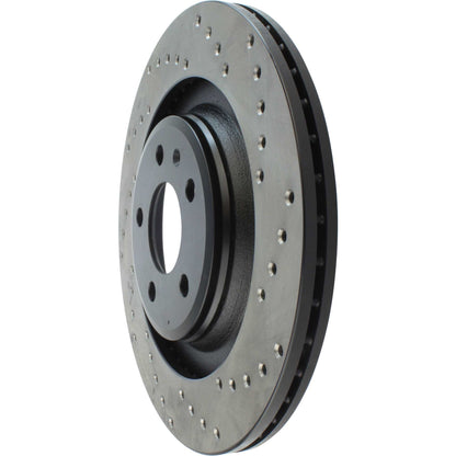 StopTech  Sport Cryo Cross Drilled Brake Rotor; Rear Right