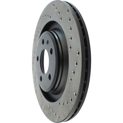 StopTech  Sport Cryo Cross Drilled Brake Rotor; Rear Right