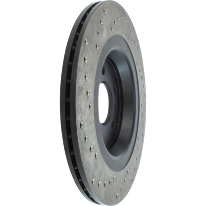 StopTech  Sport Cryo Cross Drilled Brake Rotor; Rear Right