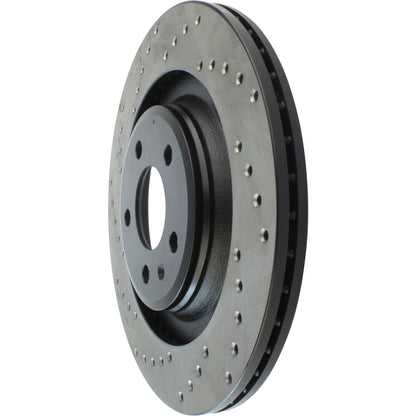 StopTech  Sport Cryo Cross Drilled Brake Rotor; Front Left