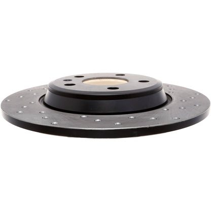 StopTech Sport Cryo Cross Drilled Brake Rotor; Rear Left