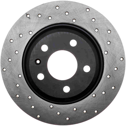 StopTech Sport Cryo Cross Drilled Brake Rotor; Rear Left