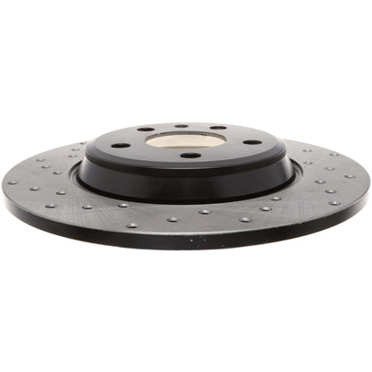 StopTech Sport Cryo Cross Drilled Brake Rotor; Rear Right