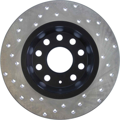 StopTech 10-11 & 13 Audi A3 Quattro / 10 VW GTI Mk VI Drilled Left CRYO-STOP Brake Rotor 128.33129CL