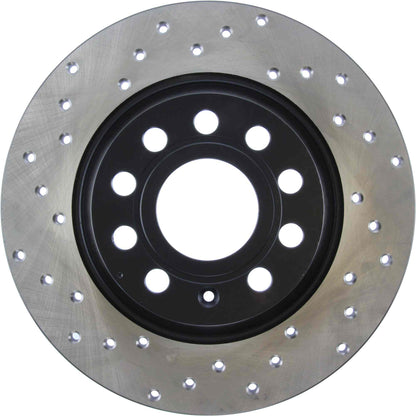 StopTech 10-11 & 13 Audi A3 Quattro / 10 VW GTI Mk VI Drilled Right CRYO-STOP Brake Rotor 128.33129CR