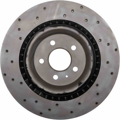 Stoptech 11-15 Audi A8 Quattro Drilled Sport Left Rear Rotor 128.33133L