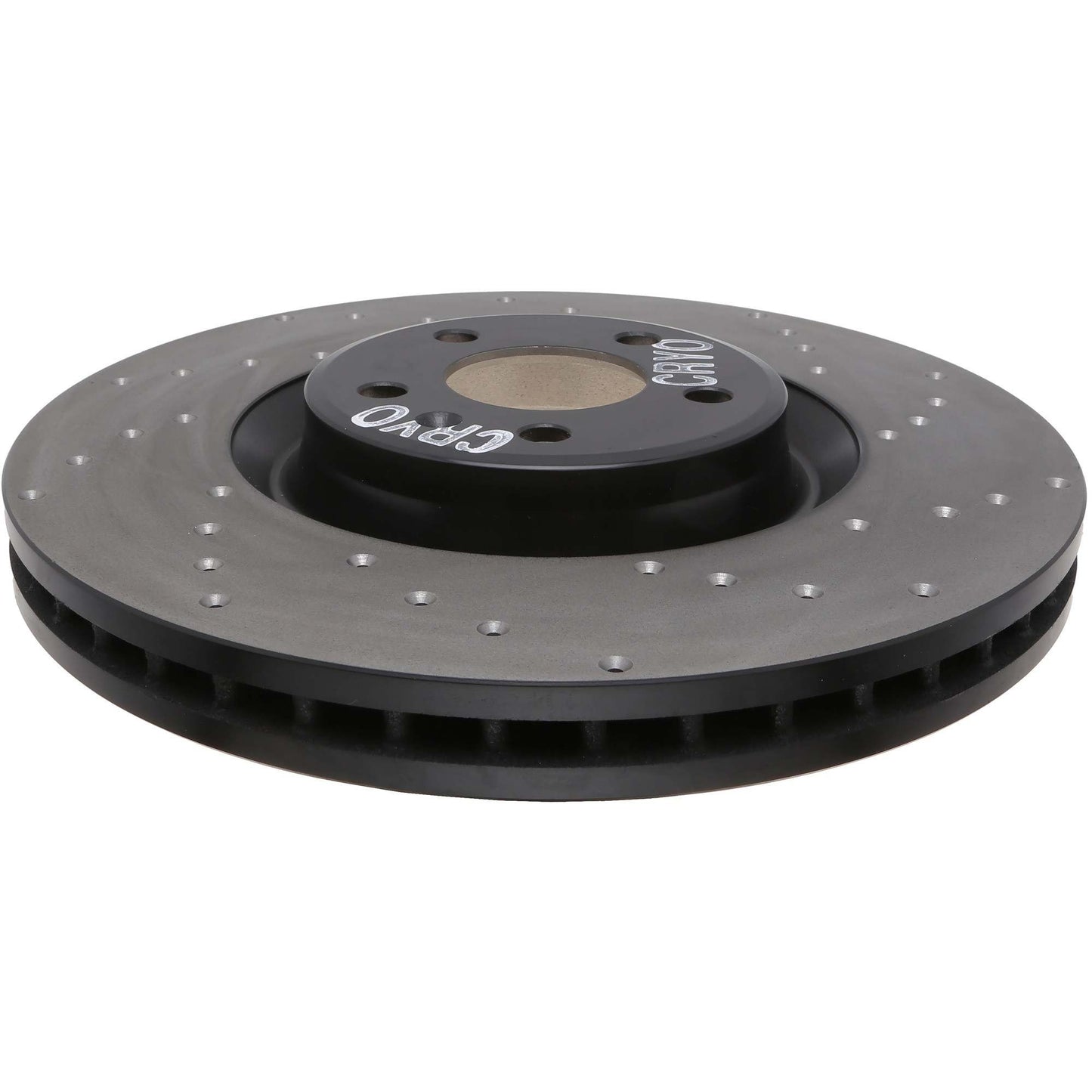 StopTech Sport Cryo Cross Drilled Brake Rotor; Rear Right