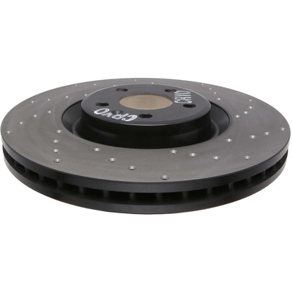 StopTech Sport Cryo Cross Drilled Brake Rotor; Rear Right