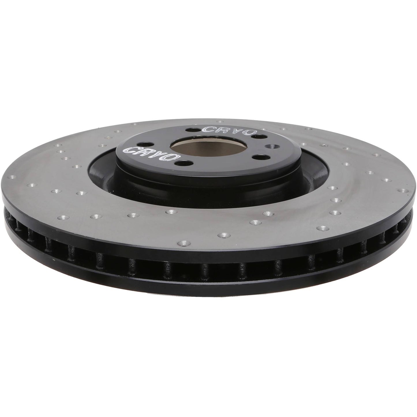 StopTech Sport Cryo Cross Drilled Brake Rotor; Front Left