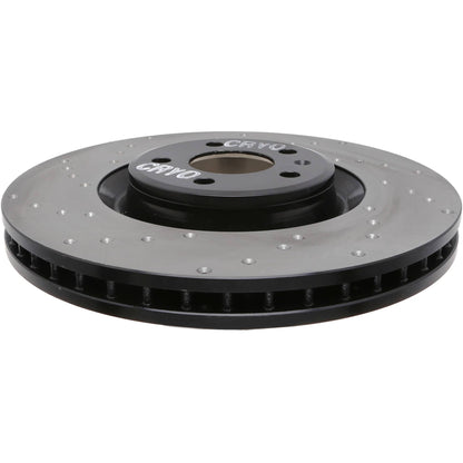 StopTech Sport Cryo Cross Drilled Brake Rotor; Front Left