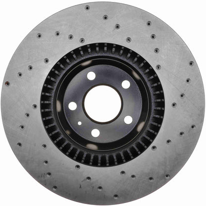 StopTech Sport Cryo Cross Drilled Brake Rotor; Front Left