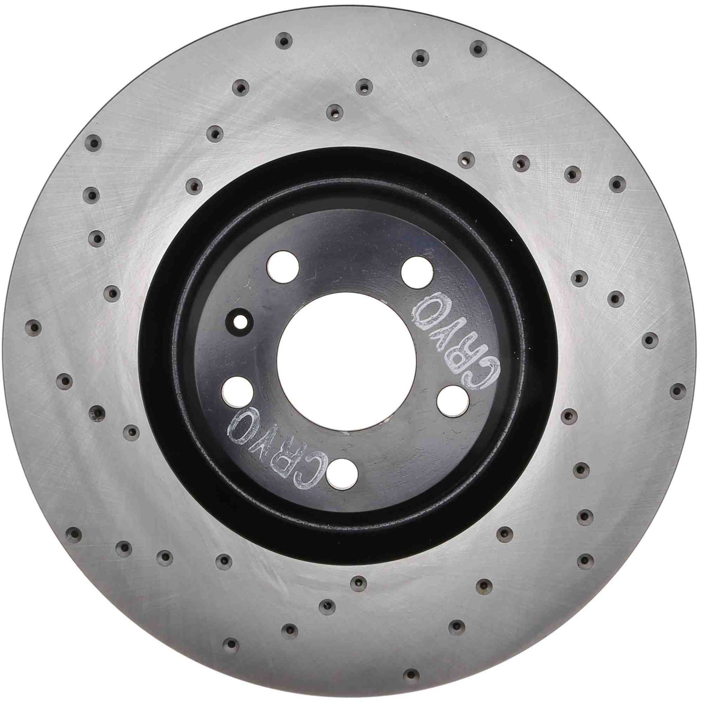 StopTech Sport Cryo Cross Drilled Brake Rotor; Front Left