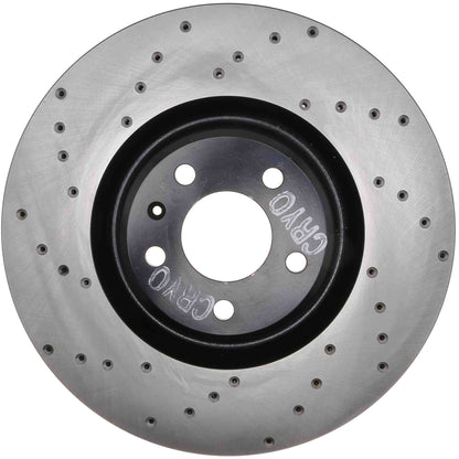 StopTech Sport Cryo Cross Drilled Brake Rotor; Front Left