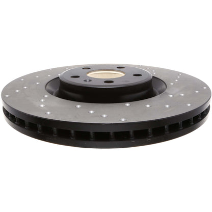 StopTech Sport Cryo Cross Drilled Brake Rotor; Front Right