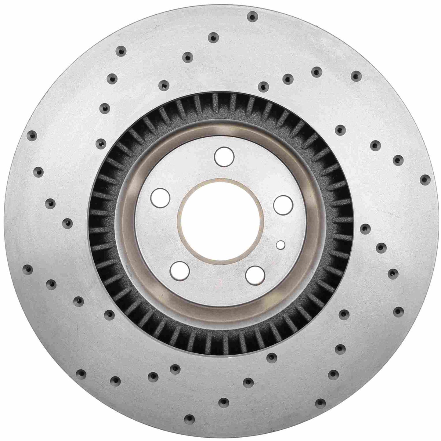 StopTech Sport Cryo Cross Drilled Brake Rotor; Front Right