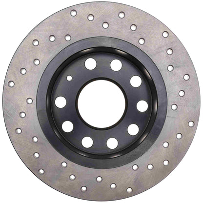 StopTech Sport Cross Drilled Brake Rotor - Front Left 128.33135R