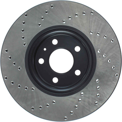 StopTech  Sport Cryo Cross Drilled Brake Rotor; Rear Right