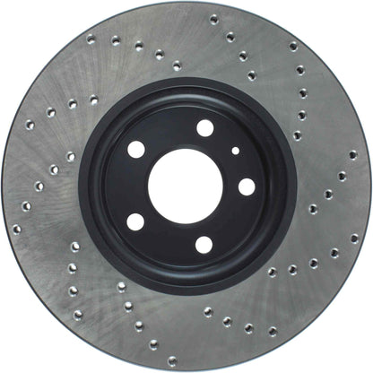 StopTech  Sport Cryo Cross Drilled Brake Rotor; Rear Left