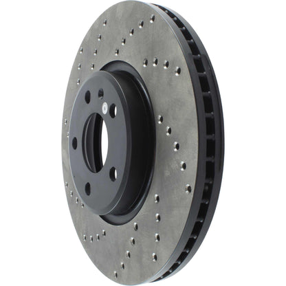 StopTech  Sport Cryo Cross Drilled Brake Rotor; Rear Left