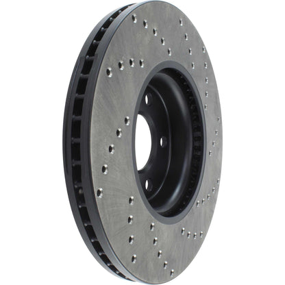 StopTech Sport Cryo Cross Drilled Brake Rotor; Front Left