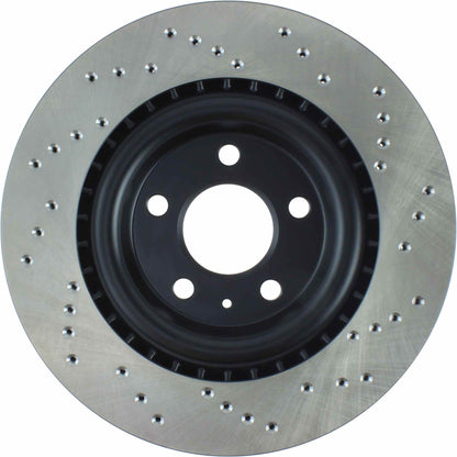 StopTech Sport Cryo Cross Drilled Brake Rotor; Front Left