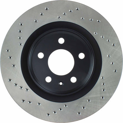 StopTech Sport Cryo Cross Drilled Brake Rotor; Front Left