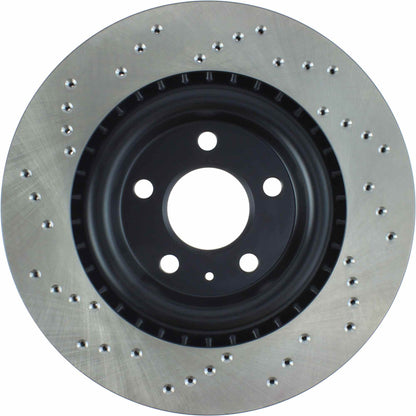 StopTech Sport Cryo Cross Drilled Brake Rotor; Front Right