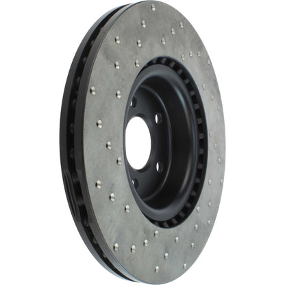 StopTech Sport Cryo Cross Drilled Brake Rotor; Rear Right