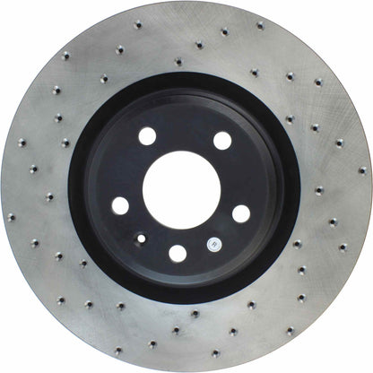 StopTech Sport Cryo Cross Drilled Brake Rotor; Front Left