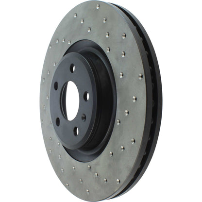 StopTech Sport Cryo Cross Drilled Brake Rotor; Front Right