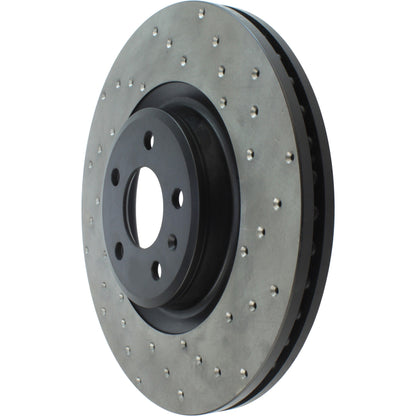 StopTech Sport Cryo Cross Drilled Brake Rotor; Front Right