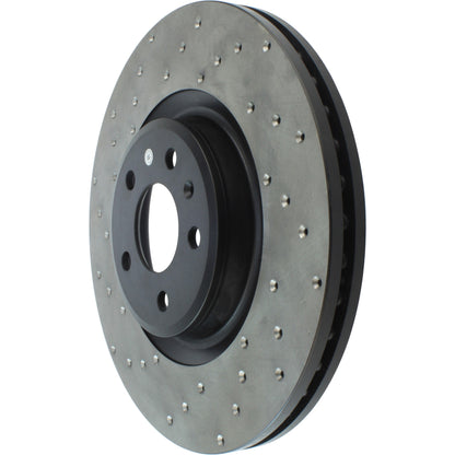 StopTech Sport Cryo Cross Drilled Brake Rotor; Rear Left