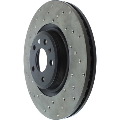 StopTech Sport Cryo Cross Drilled Brake Rotor; Rear Left