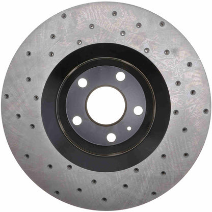 StopTech Sport Cryo Cross Drilled Brake Rotor; Rear Right