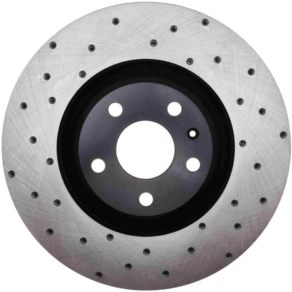 StopTech Sport Cryo Cross Drilled Brake Rotor; Front Left