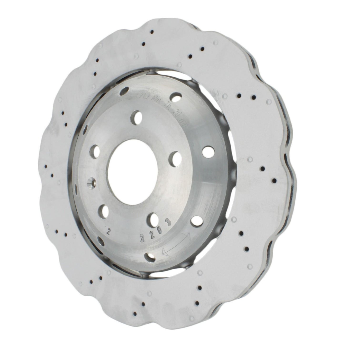 Stoptech Centric 2014 Audi RS5 Coupe Drilled Rear OE Design Brake Rotor 128.33143